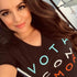 Vota Con Amor Women's V-Neck (Spanish)